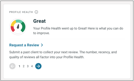 Profile Health Meter